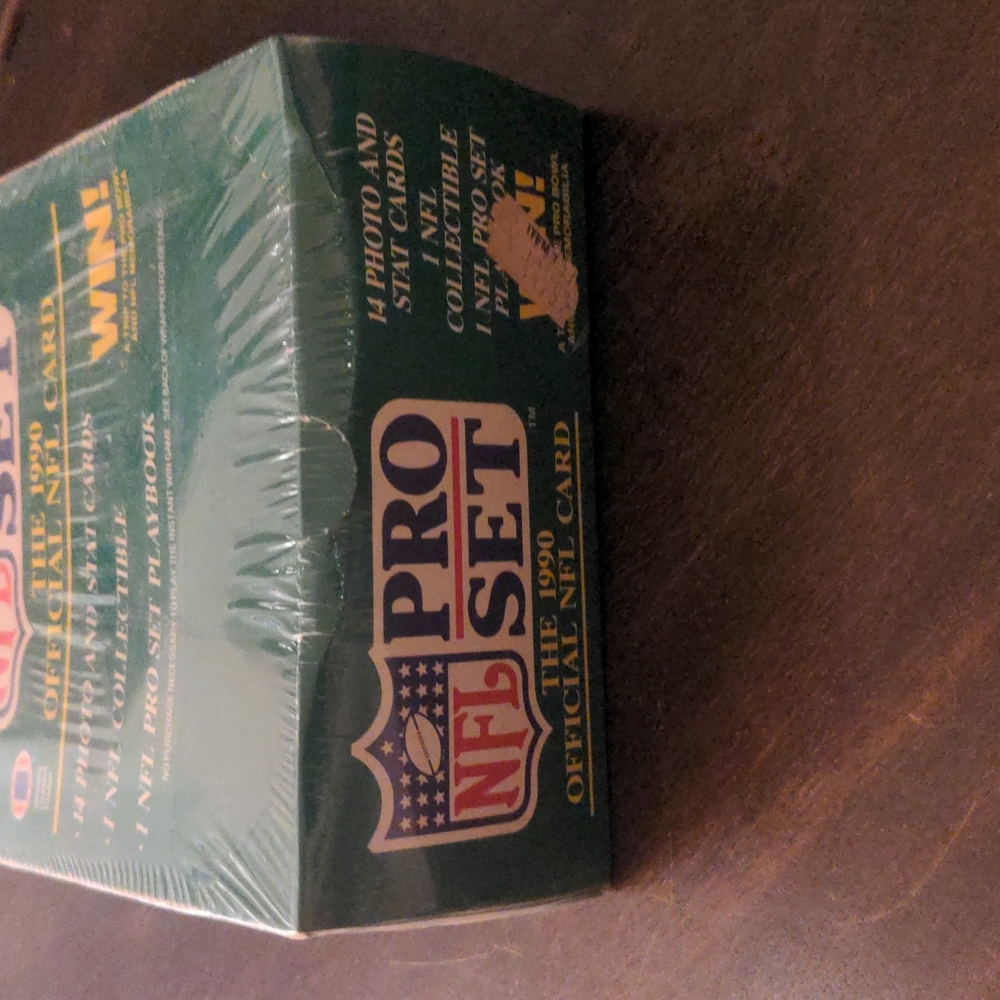 1990 NFL Pro Set Football Box - Picture 3 of 7